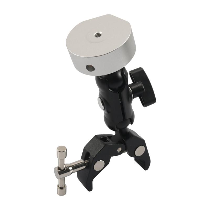 Adjustable Clamp Mount for Mini 360 Degree Rotating Mount Holder for Yacht/Guardrails Aluminum Clamp Holder 1