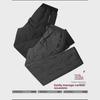 Men's Windproof Winter Sweatpants - Large Size, Cotton, Velvet, Lambskin, Three-Layer Composite, Warm, Casual, Loose Fit