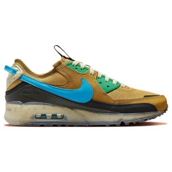 Nike Air Max Terrascape 90 Low Wheat Gold Blue Lightning - DQ3987-700