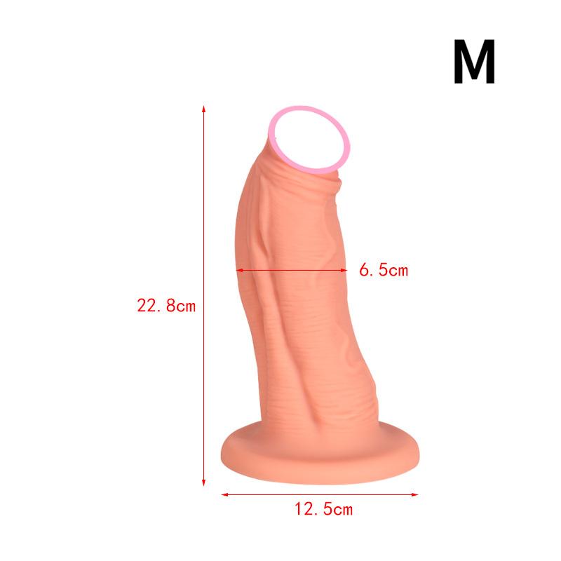 Large Liquid Silicone Dildo Women's Masturbator Fisting Pegging BDSM Adult Sex Toys Realistic Dick Big Penis Anal Plug