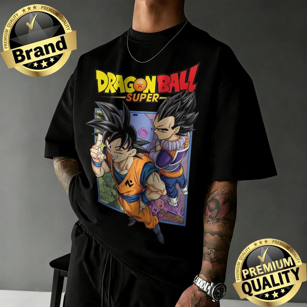 Dragon Ball 40th Anniversary Son Goku Anime Streetwear Tshirt Unisex Extra Size Casual Y2k Printed Summer 2026