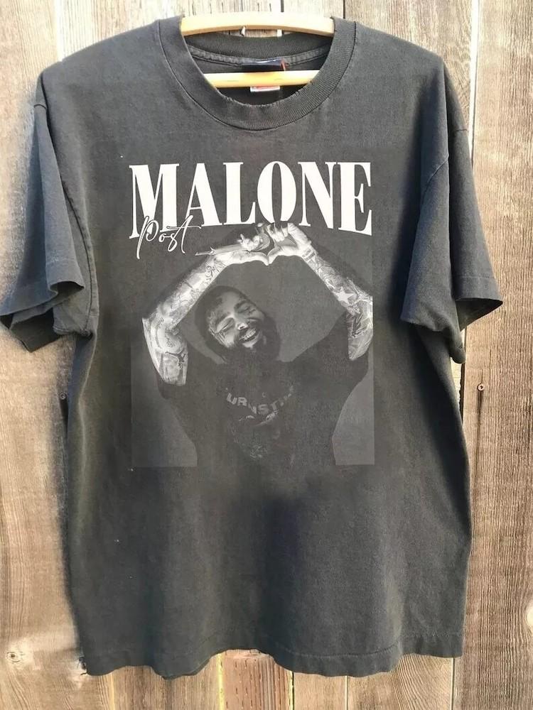 

Post Malone Rap Music Merch Shirt Post Malone Charcoal Unisex Tshirt S5XL Unisex T-Shirt XXXXL