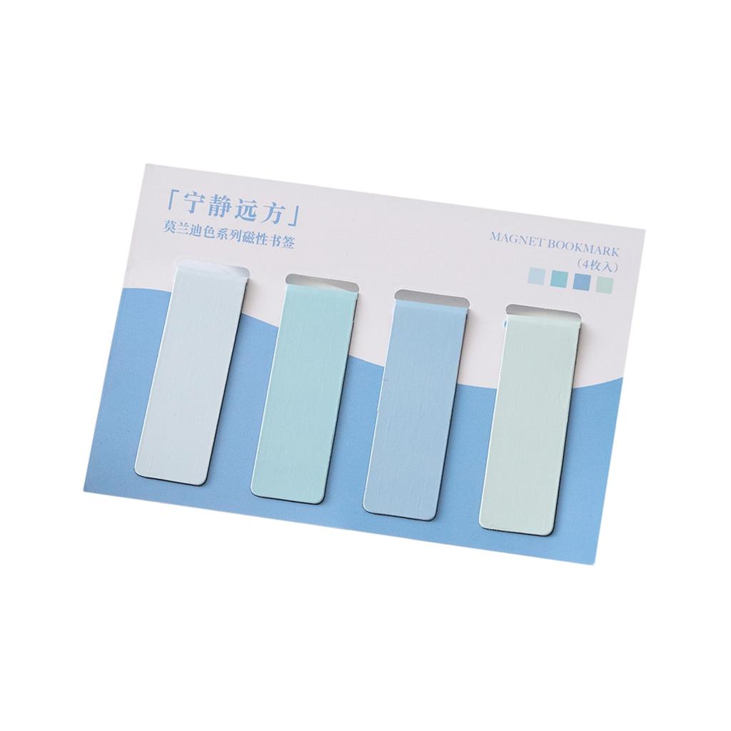 4 Stück Magnetische Lesezeichen Buchseitenhalter Magnetischer Buchseitenclip für Lehrer Schüler Buchliebhaber Erwachsener Kind Lesehilfe