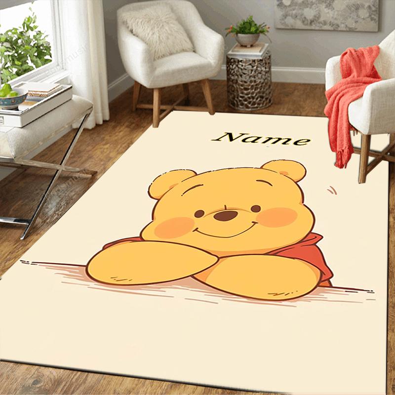 Custom 1Pc Piglet Hugs Winnie Pooh Rug Office Carpet Indoor Outdoor Entrance Doormat Nonslip Soft And Comfortable Living Room D916361