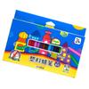 24Pcs Plastic Crayons Assorted Colors Erasable Strong Triangular Shape Colored Crayons for Painting Drawing