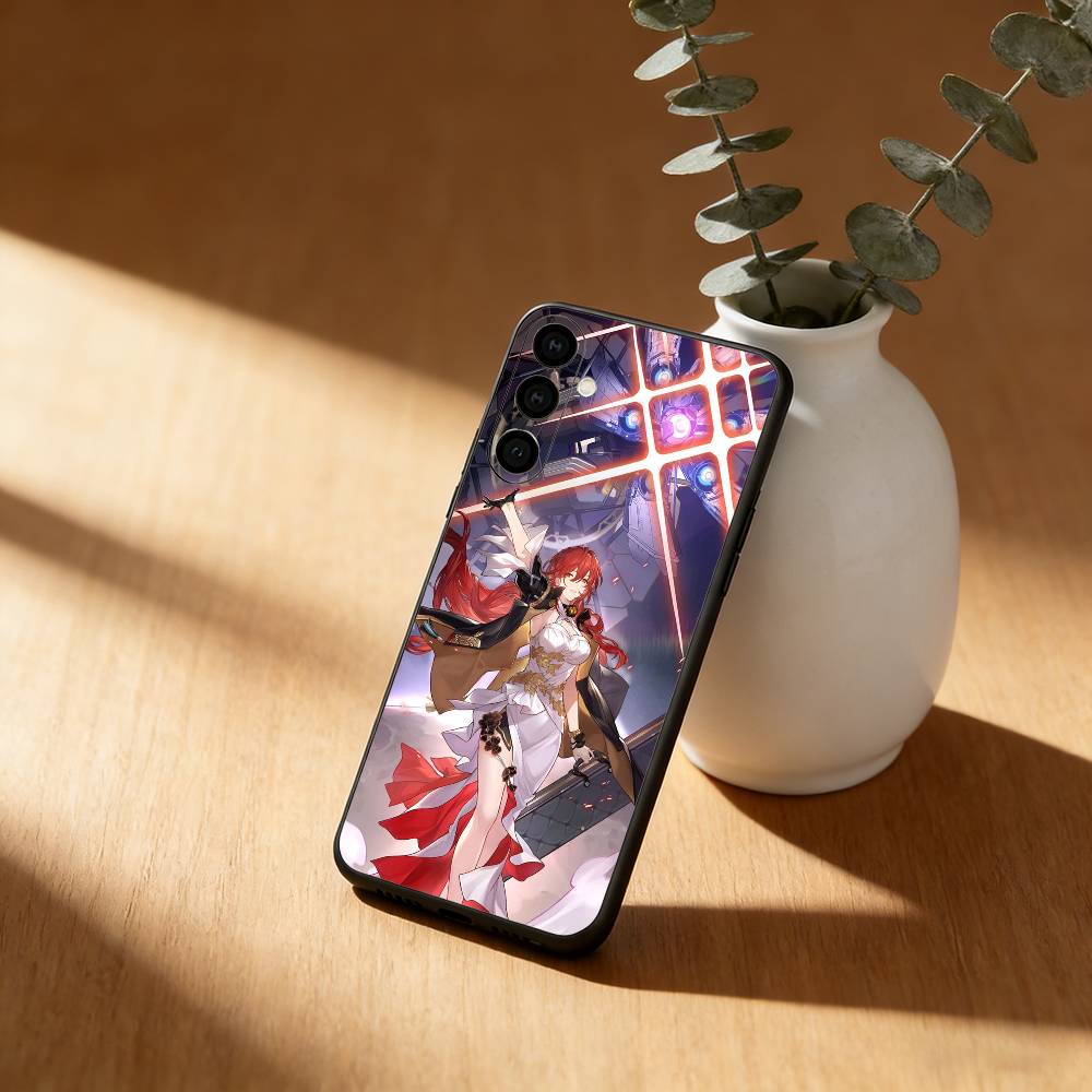 

Honkai Star Rail H-Himeko Phone Case For Samsung Galaxy A91,80,73,72 ,71,53,52,32 ,31,22,21s,20,Soft Black Case Samsung a71 4g