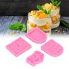4pcs Easy Release Fairy Garden Molds Non-Stick Fondant Cake Molds  Wedding Cake Decor