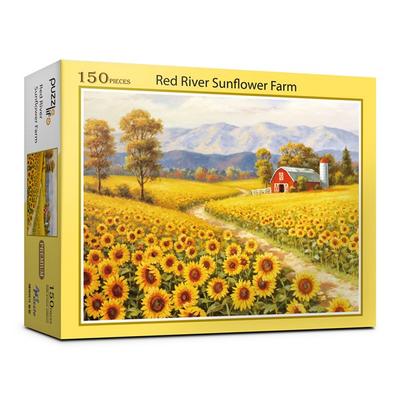 Puzzle Life Sunflower Farm Puzzle PL150-24, 150 dílků, smíšené barvy Puzzle, Dětské hry, Vzdělávací hračky