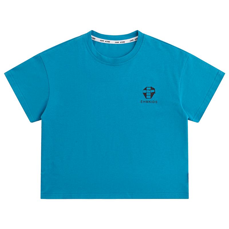 Kleiner Elefant Hamm Jungen Kurzarm Baumwoll-T-Shirt