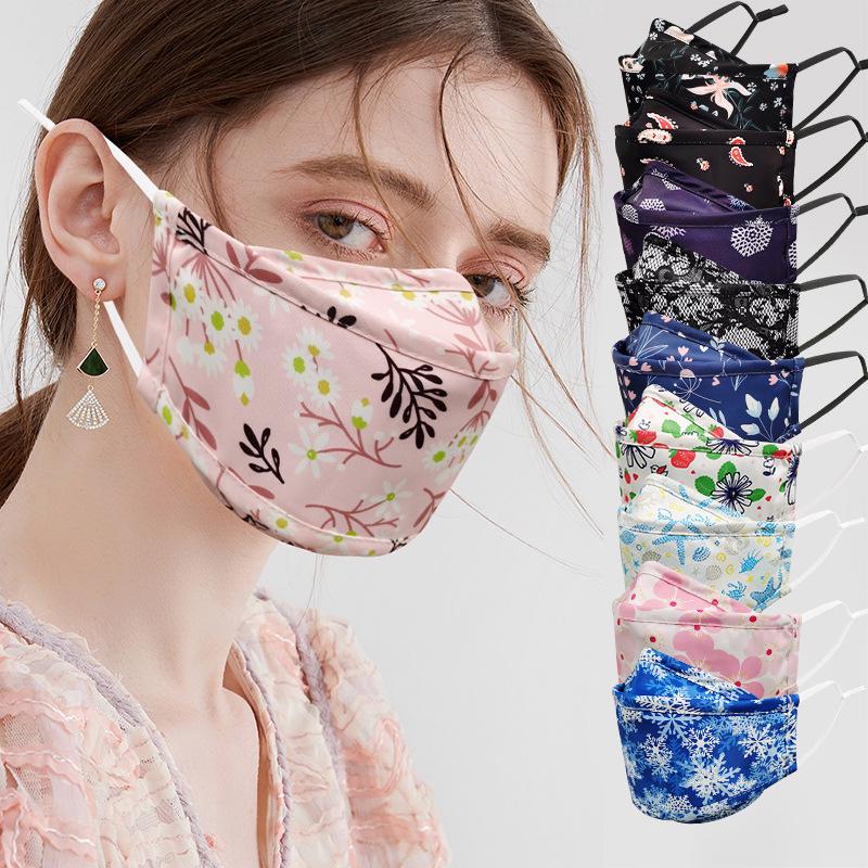 Maschera in Cotone Lavabile Antivento da Donna - Forma a Pesce/Foglia di Salice, Antipolvere, Traspirante, Protezione dal Freddo, Autunno/Inverno.