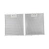 2 pièces Filtre à Graisse 305x267x9mm Filtre de Hotte Aspirante Aluminium Maille de Filtre Aspirateur Pièces de Hotte