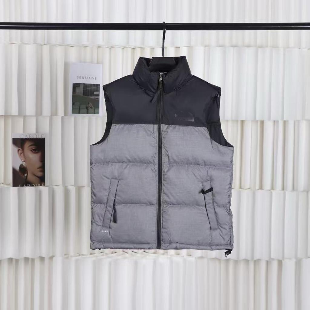 North Face 1996 Down Vest: Unisex Embroidered Jacket, Couple's Thickened and Warm Gilet for Cold Protection