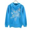 Unused THIRTEENJAPAN Japanese Pattern Long Sleeve Sweat Zip Hoodie 42 Men's Used