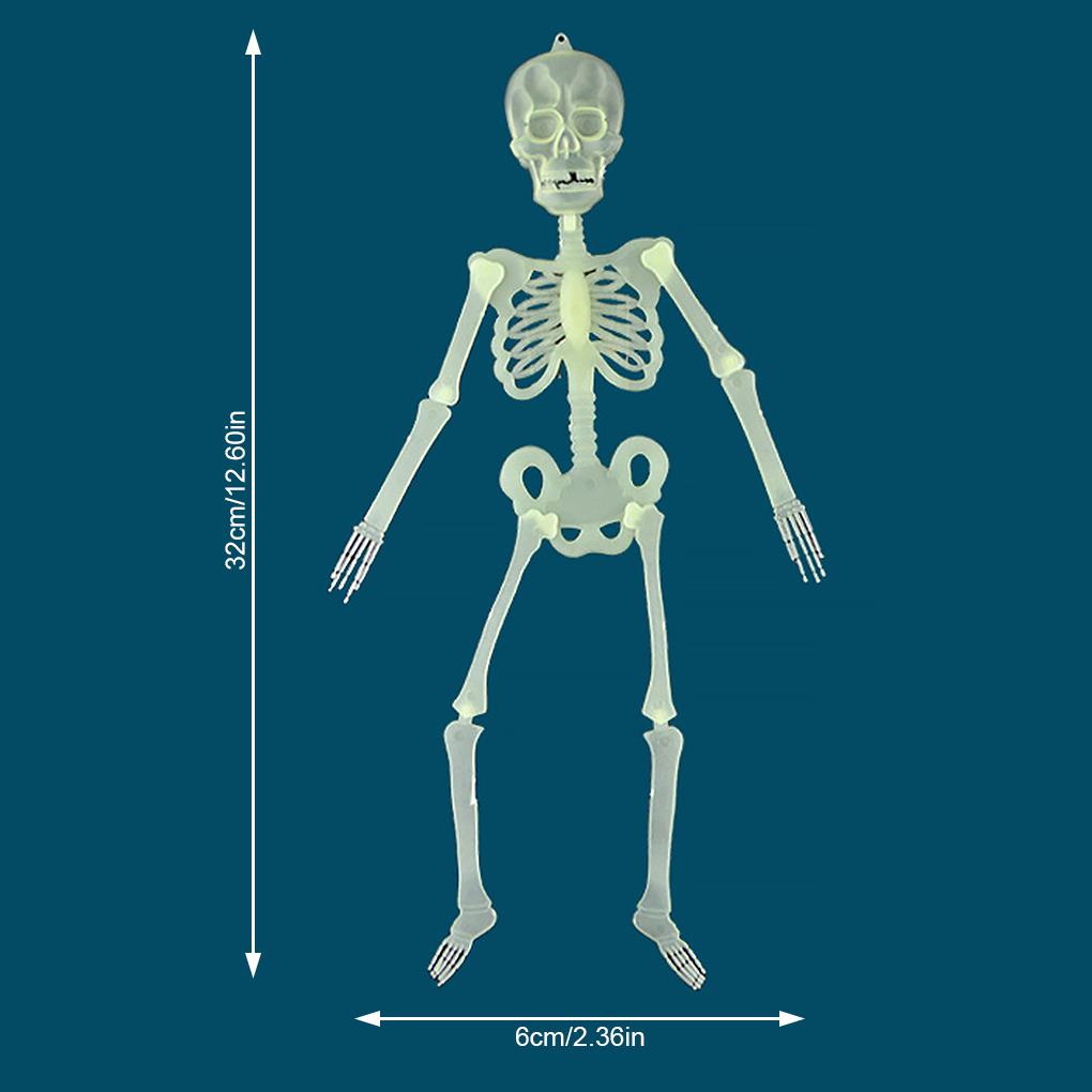 

Украшения из ABS на Хэллоуин, реквизит в виде черепа, жуткая атмосфера с реалистичными аксессуарами, подвижные суставы