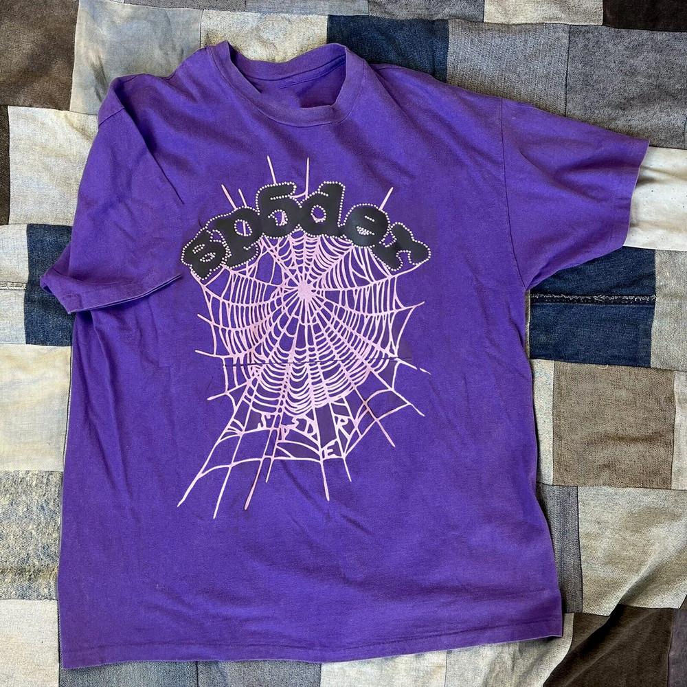 

НОВЫЙ YOUNG THUG Spider WorldWide Фиолетовая Унисекс Размер S-5XL Рубашка Унисекс Футболка S