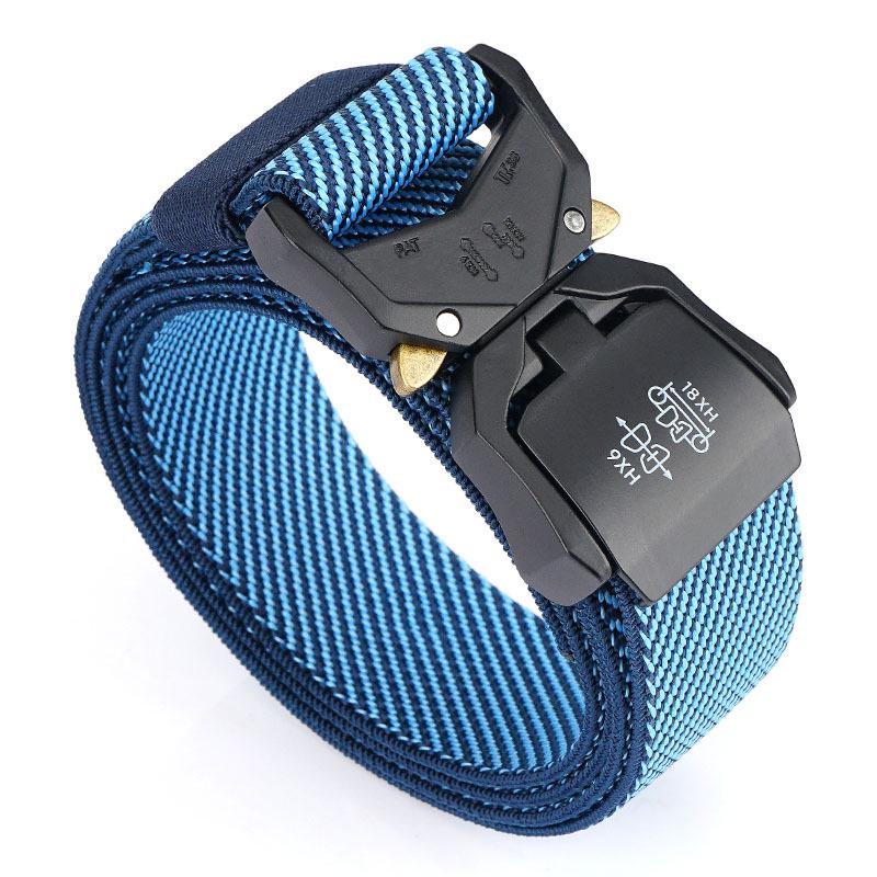 Men's Tactical Quick Release Aluminum Alloy Belt for Outdoor Sports & Military Enthusiasts