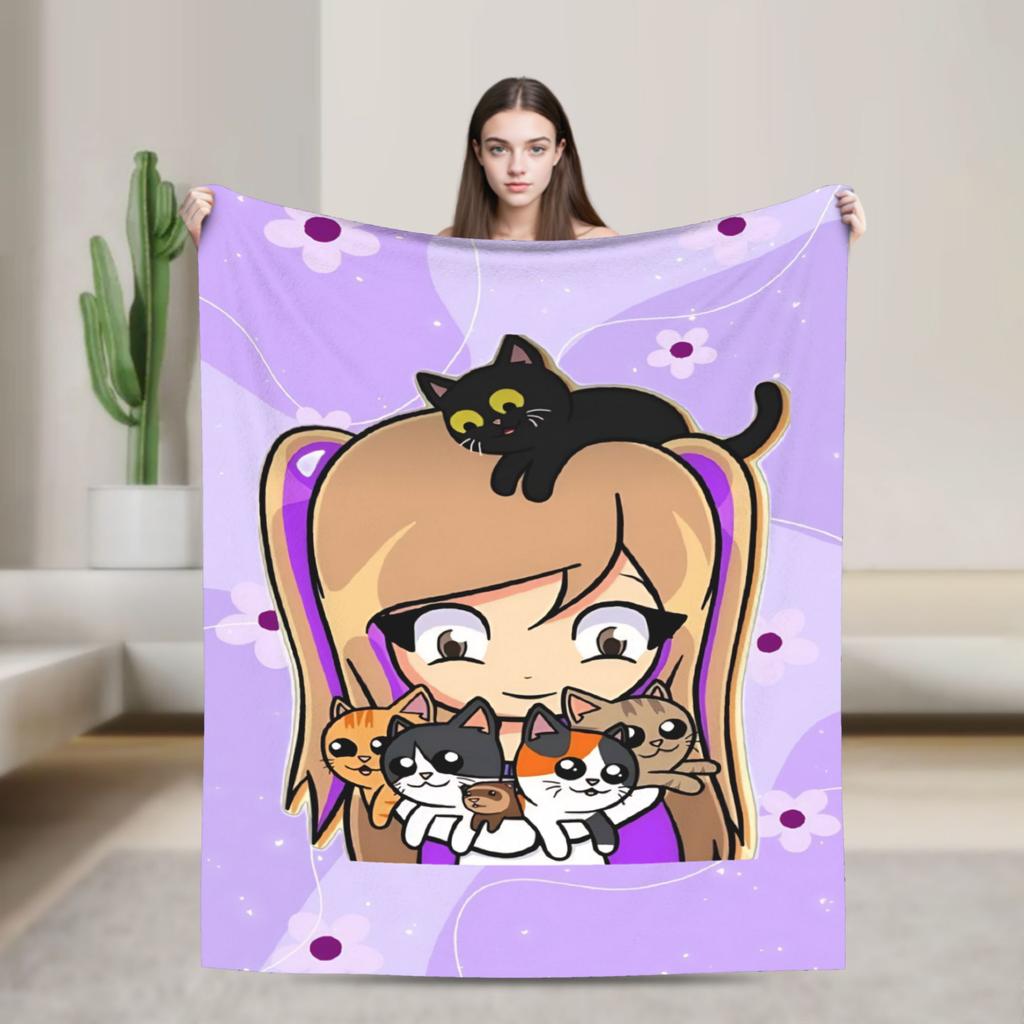 Dense Real Mix Collage Lyna Vallejos Blanket Ultra-Soft Flannel Relax Present Throw Blankets Plush Thin Quilt