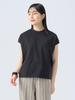 Beams Heart TEE High Neck French Pullover Black One Size S/S Women's
