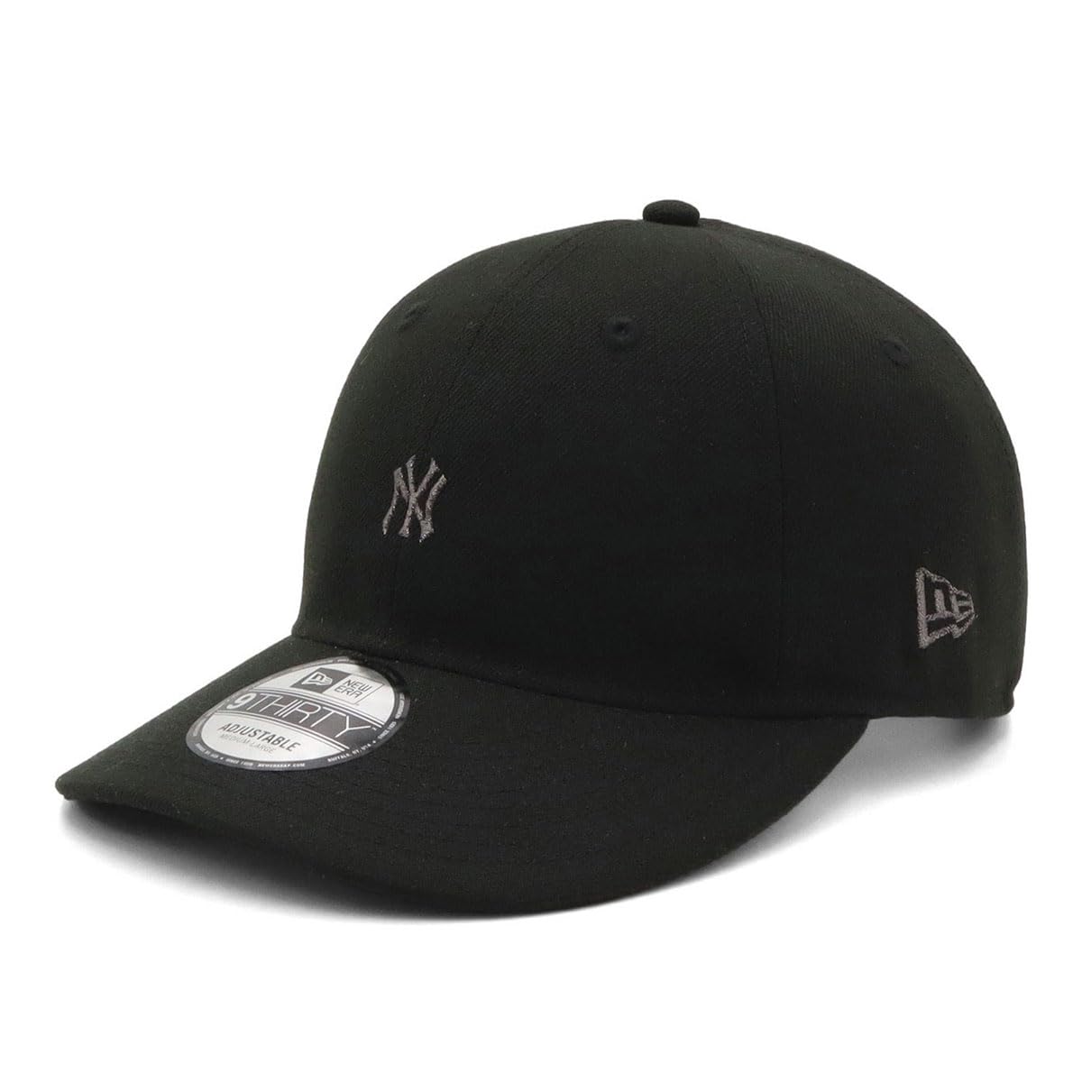 

New Era 9Thirty NY New York Yankees ONSPOTZ NY Size 9Thirty Metallic Mini New York Yankees Cap, Exclusive, Black, M/L, Logo, MLB,