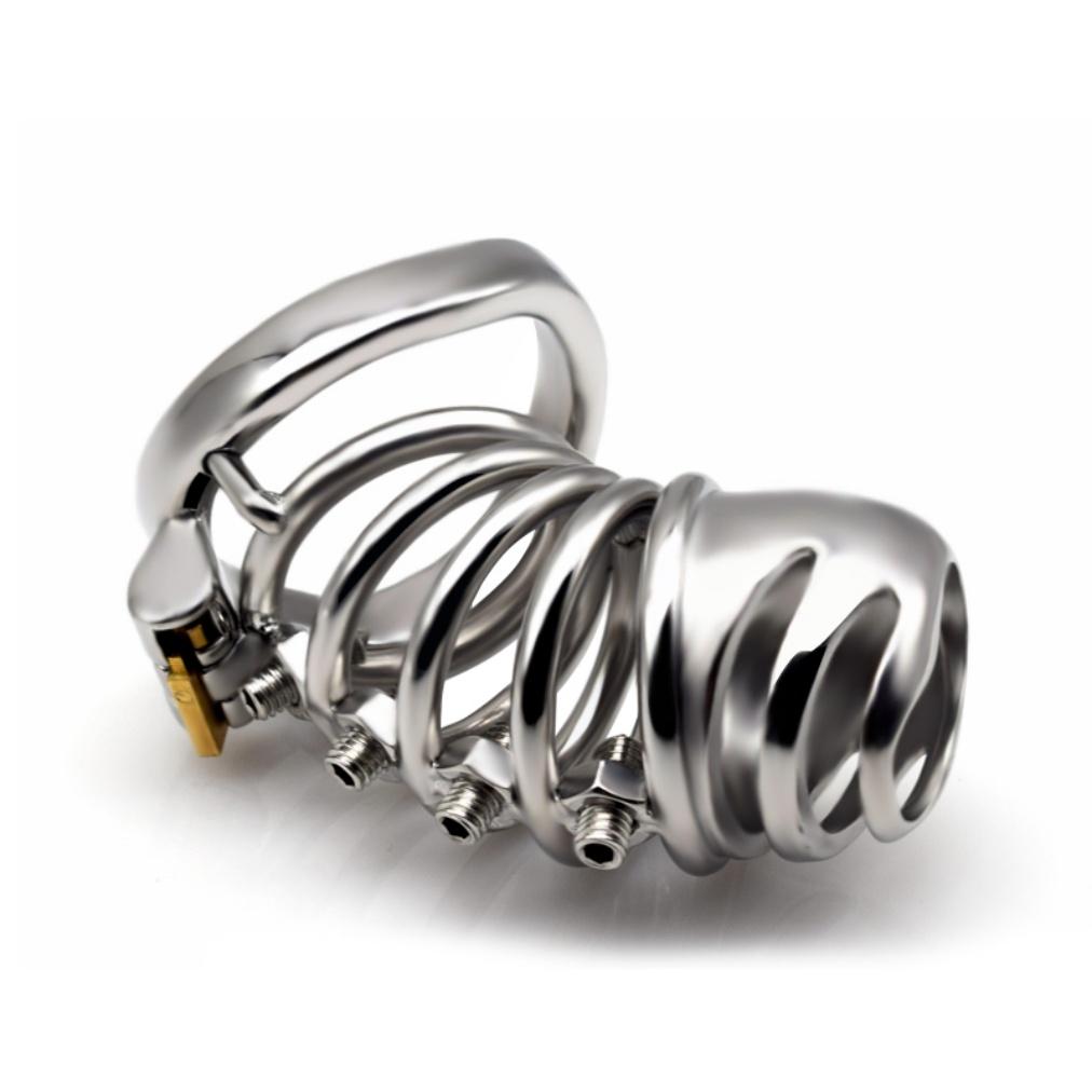 2022 Best Selling FRRK Male Key Holder Lock Penis Chastity Device Environmentally Friendly Cage for Men