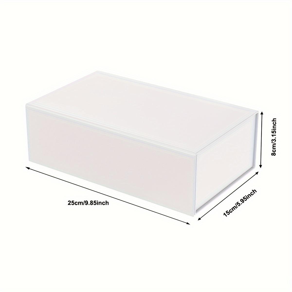 

Складная подарочная коробка с магнитной крышкой и лентой, прямоугольный дизайн 25,02X15,11X8,0 см, идеально подходит для Рождества, дней рождения, свадеб 1 Piece