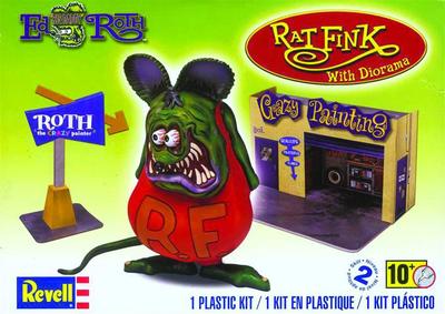 Revell American Rat Fink con Diorama 06732 Maqueta de Plástico 1/25