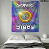 Hedgehog Sonic Boost Wall Hanging Printed Fabric Blanket Decorative Tapestries for Bedroom Living Room Home Decor