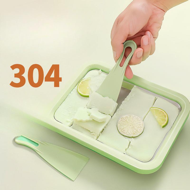 304 Edelstahl Elektrische Eismaschine für Zuhause Joghurt und Frittiertes Eis