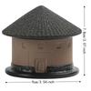 Non-Porous Microporous Ceramic Coffee Filter Reusable Hakka Earth Buildings Coffee Drip Cup  Travel