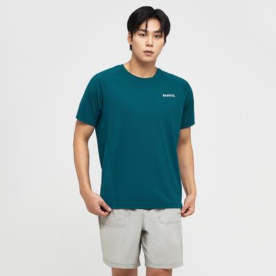 BARREL Men'S Essential Short Sleeve Rash Guard Turquoise (B4Smwrg103Trq)