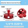 1/4 Aluminum Alloy Hand-Tightened Drone Gimbal Adjustment Screw