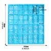 WTEMPO Mini Heart Shaped Dot Domino Silicone Molds DIY Laser Pattern Design Resin Molds Soft Handmade Liquid Molds Valentine's Day Holiday Gifts