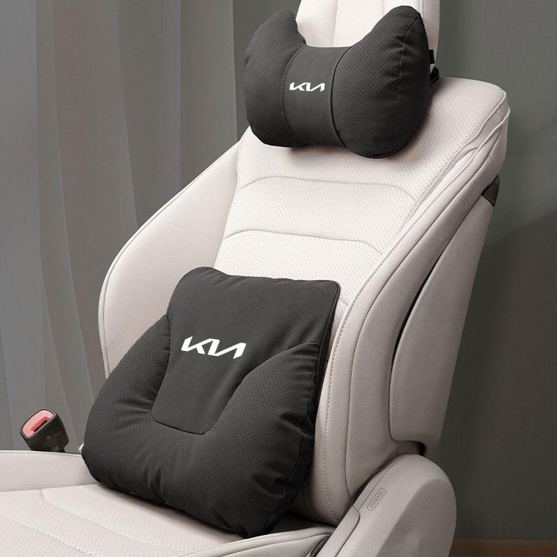 Kia Car Headrest Neck Pillow Support Lumbar Soft Waist Cushion For KIA EV6 Stinger RIO Sorento Picanto Ceed Borrego Syros K4 K5