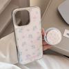 Fresh and suitable for Apple products17promax Phone case iphone16Electroplating13Magnetic Attraction14Little Blue Flower Stand12Hard