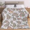 Cozy Christmas Tree Cake-Shaped Throw Blanket - Soft, All-Season Flannel Shawl for Sofa, Bed, and Travel - Perfect Gift for Ever
