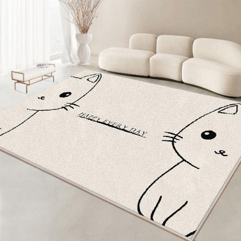 Premium Non-Slip Imitation Cashmere Carpet for Living Room and Bedroom