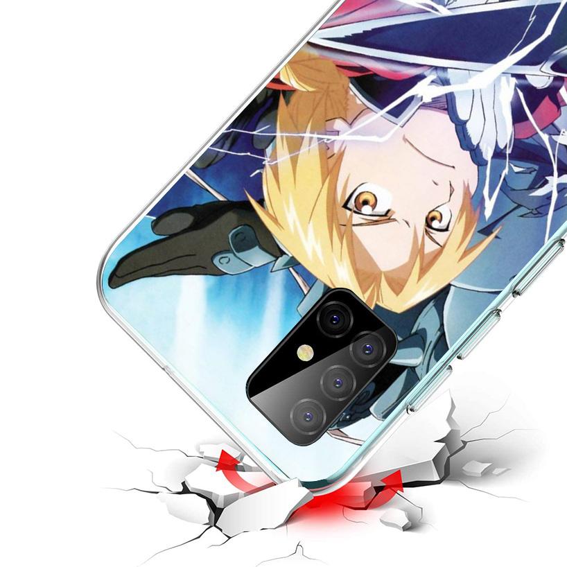 Fullmetal Alchemist Anime Phone Case For Samsung Galaxy A52 A32 A22 A12 A51 A31 A50S A30S A20S A10S Note 20 Ultra 10 Plus S10 A7