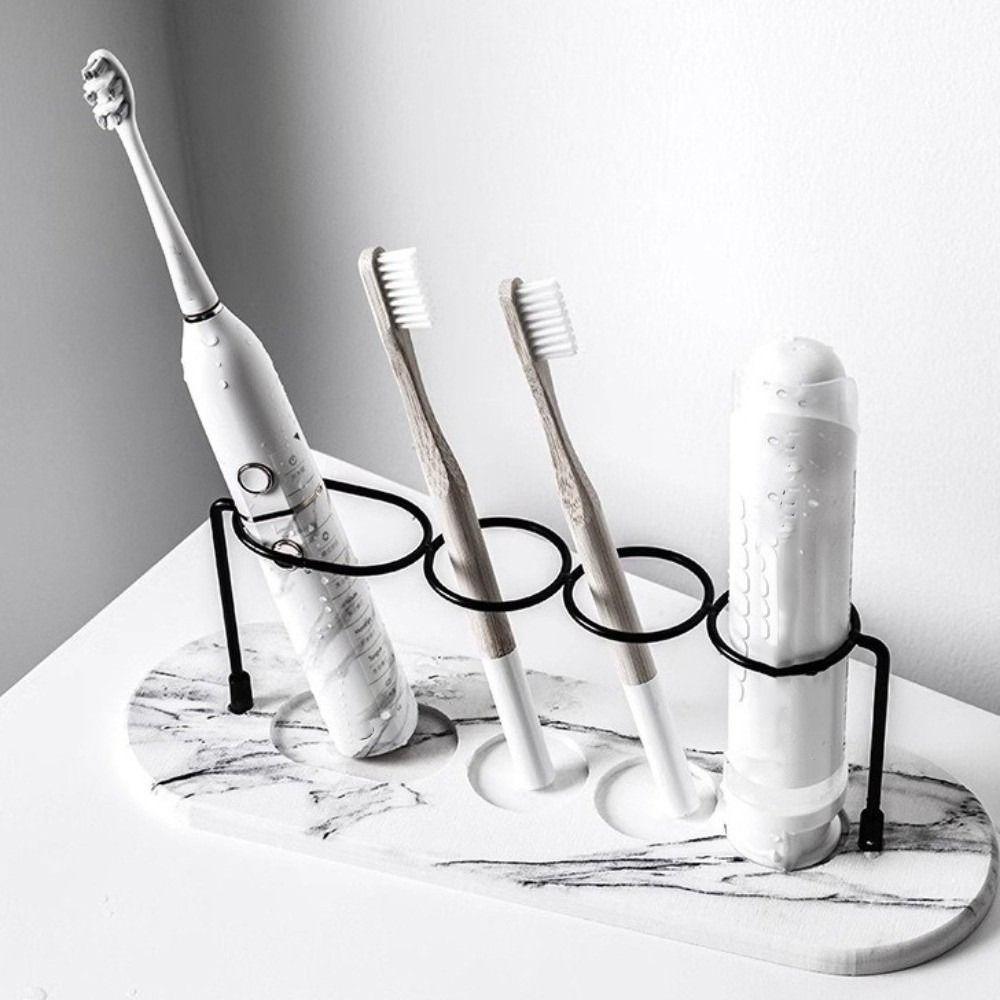 Long Lasting Countertop Rack Fast Drying Makeup Brush Organizer Toothbrush Storage Rack  Travel