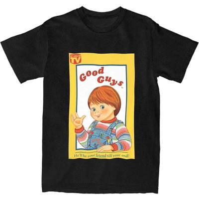 Good Guys Chucky Men Women's T Shirt Horror Movie Apparel Vintage Tees T-Shirts Cotton Classic Clothes