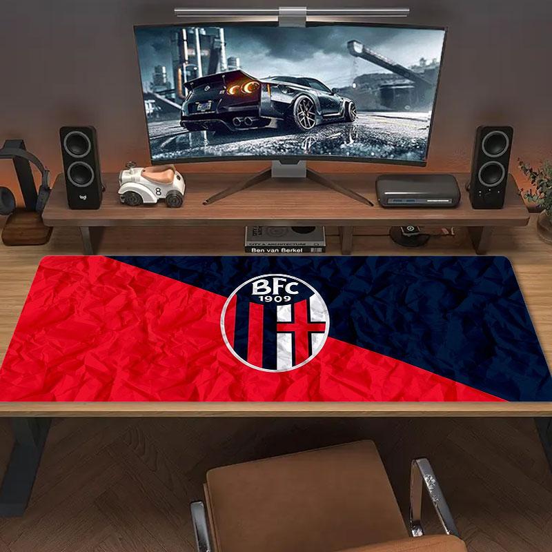 Bologna FC 1909 Large Size Mouse Pad Large Gaming Table Cushion Non-slip Laptop Tablet Big Mousepad XXL Mat Mini PC Playmat With Lock Edge