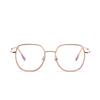 Glasses 82031 Square Polygon Plain Face Thin Retro Flat Mirror