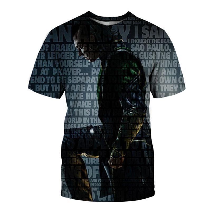 New Fashion Men/Women Kids Short Sleeve T shirt 3D Printed Joker Pattern T-shirt Street wear Unisex Novelty Fashion Top 100-6XL