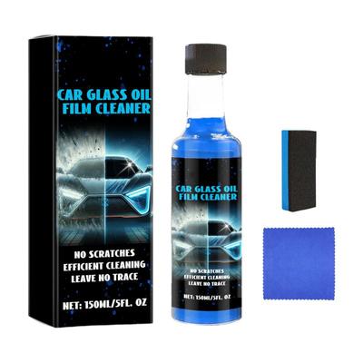 Car Glass Oil Stain Removal Cleaner Glass Oil Removing Liquid 150ml Auto Glass Film Coating Agent Glass Cleaner For Auto