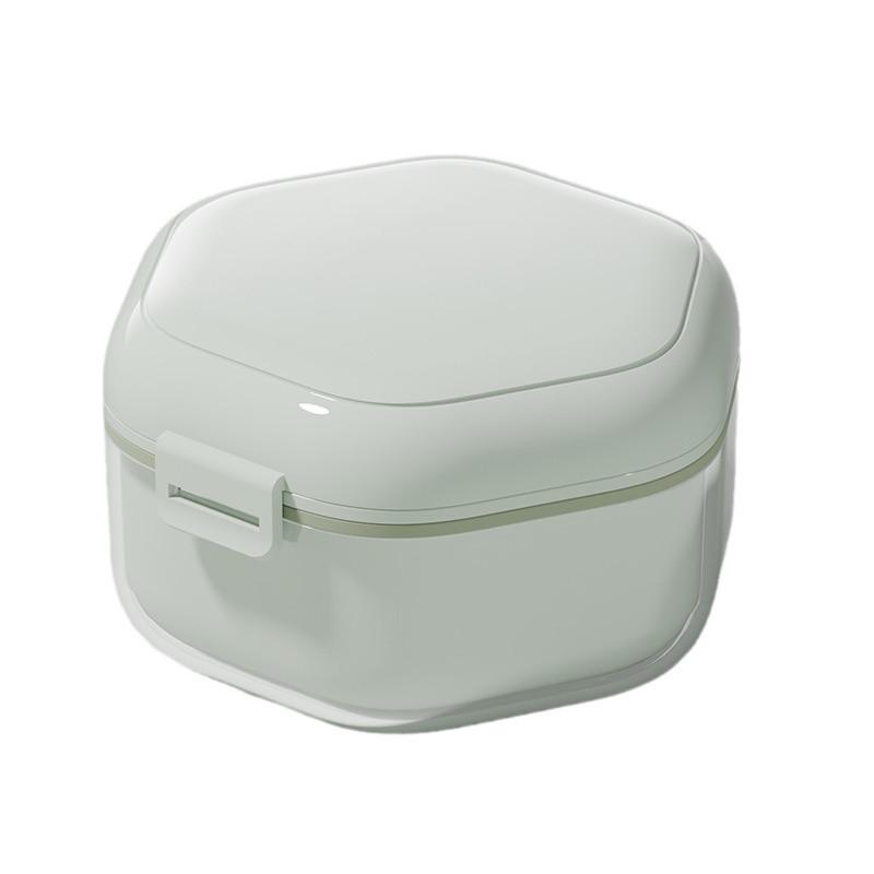 Portable Orthodontic Retainer & Denture Storage Box for All Ages