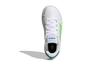 Adidas Neo GRAND COURT 2.0 K Low Top Skateboard Shoes White Green Kids' GW6505