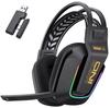Гарнитура Onikuma GT828 Gaming-Headset, Kabelgebunden/kabellos, RGB, Noise-Cancelling-Mikrofon (GT828) Черный