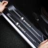 Car Sticker Car Door Sill And Trunk Decoration Protection Sticker Suitable For Skoda Octavia, Superb, Rapid, Fabia, Kodiaq, Karo   NL6