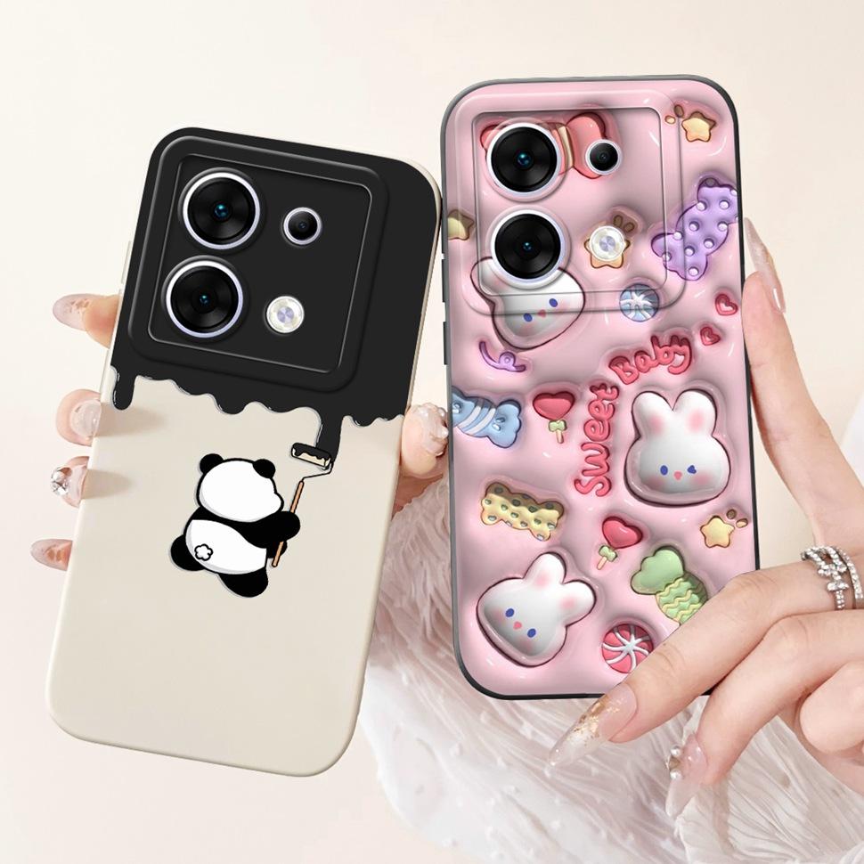 Stilvolle Blumenbemalte Hülle Für Infinix Zero 30 X6731 Case Weiche Silikon Handyhülle Für Infinix Zero 30 Zero30 5G Rückseite