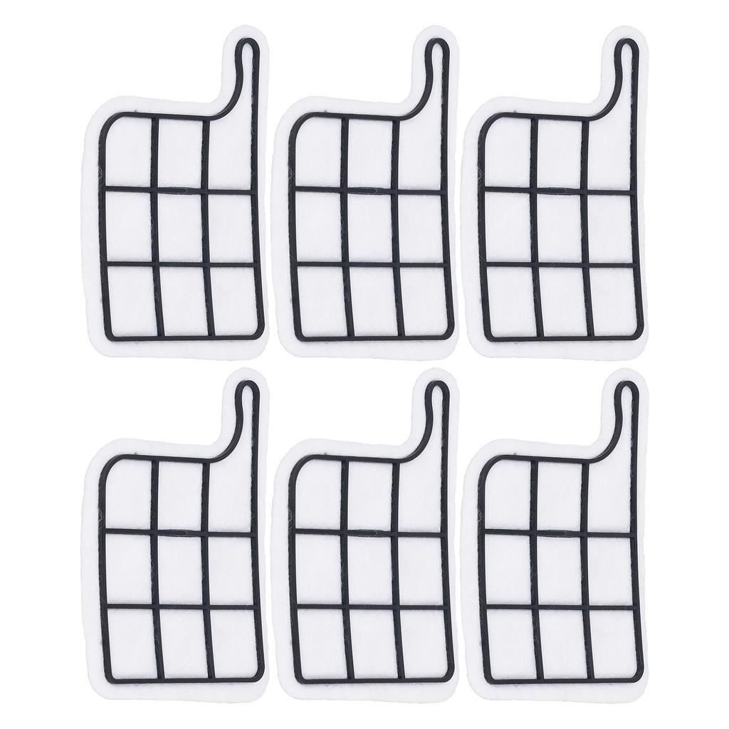 6 Pcs Vacuum Cleaner Filter Dust Prevention Vacuum Cleaner Spare Parts Replacement Filter for VK135 VK136