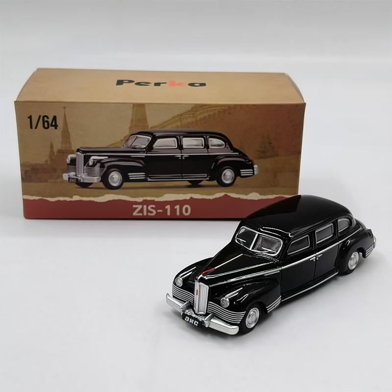 Perka 1:64 Gaz-12 ZIM Sedan&Lada 2105 &GAZ-21 Volga Alloy Car Model Gifts Decoration Collection Vehicle Toys Static Display